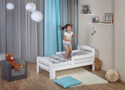 YappyGrow pikendatav lastevoodi, valge, Pikendatavad voodid, Laste- ja noortevoodid, Lastemööbel ja sisustus, YappyKids -20%